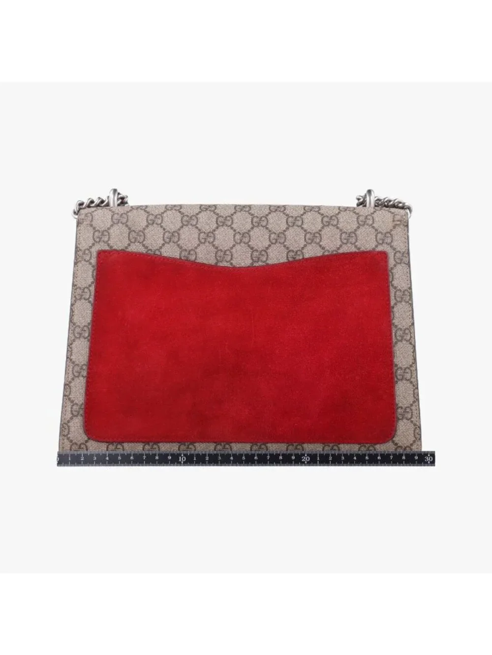 Gucci Dionysus Beige Red Canvas Suede Shoulder